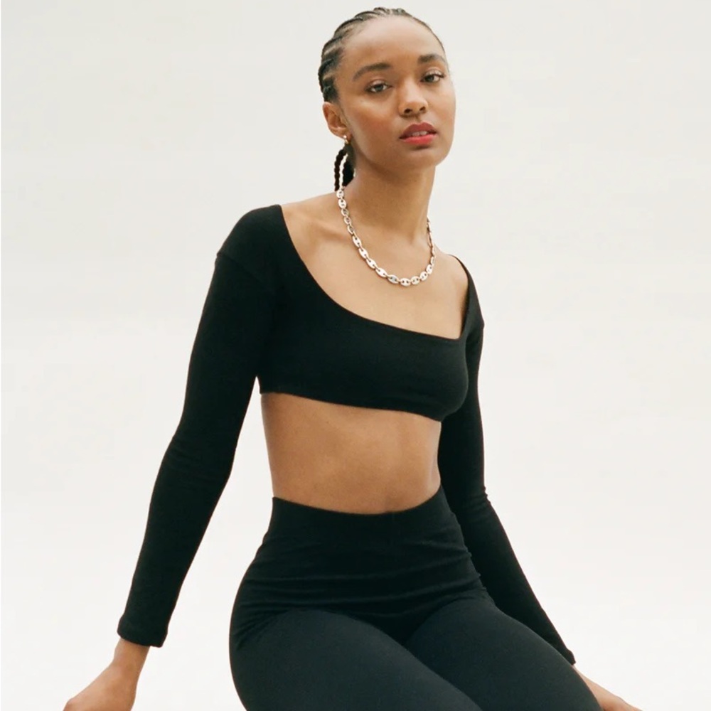 NWT Gil Rodriguez El Tigre Chiquito Long Sleeve Crop Top